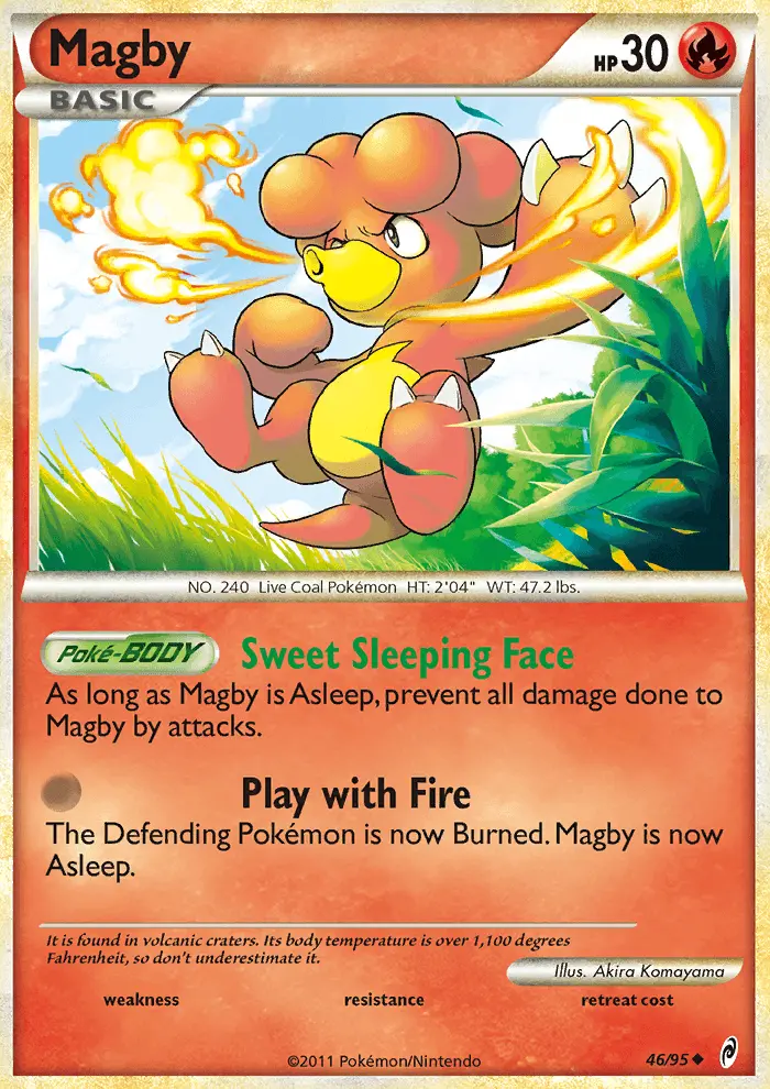 Carte Pokémon Magby #46 — L'Appel des Légendes