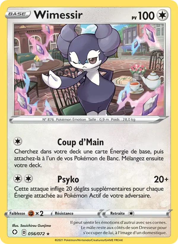 Carte Pokémon Wimessir #56 — Destinées Radieuses