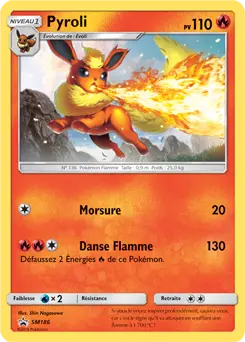 Carte Pokémon Pyroli #SM186 — Promos Soleil et Lune