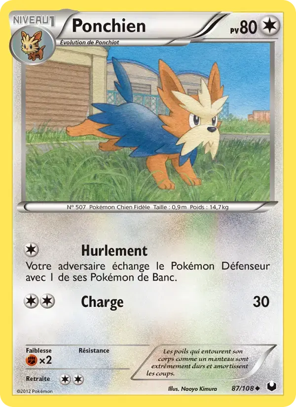 Carte Pokémon Ponchien #87 — Explorateurs Obscurs