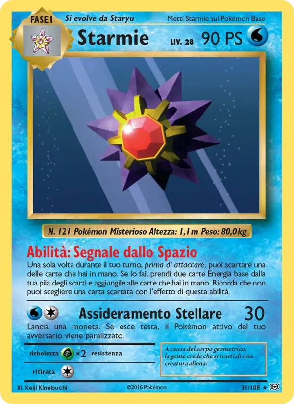 Carte Pokémon Staross #31 — Évolutions XY