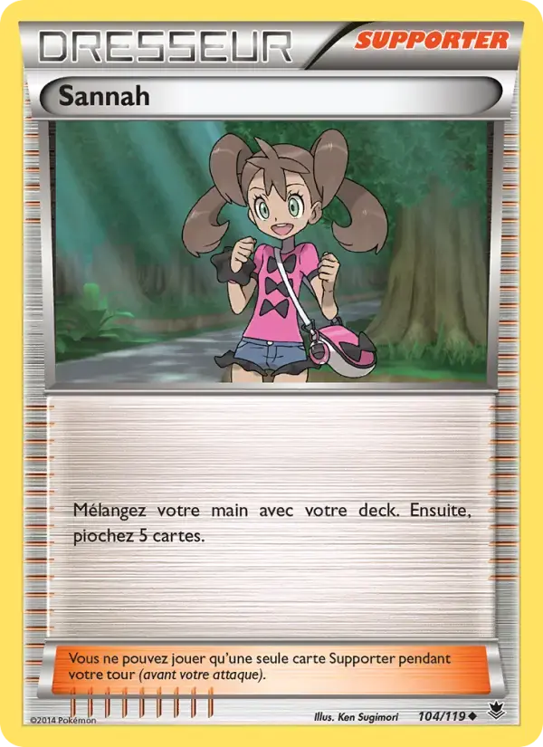 Carte Pokémon Sannah #104 — Vigueur Spectrale