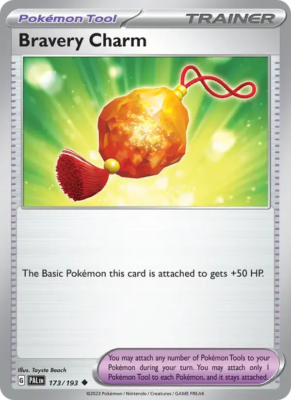 Carte Pokémon Bravery Charm #id-bbc145ecb8 — Promos Asie du Sud-Est