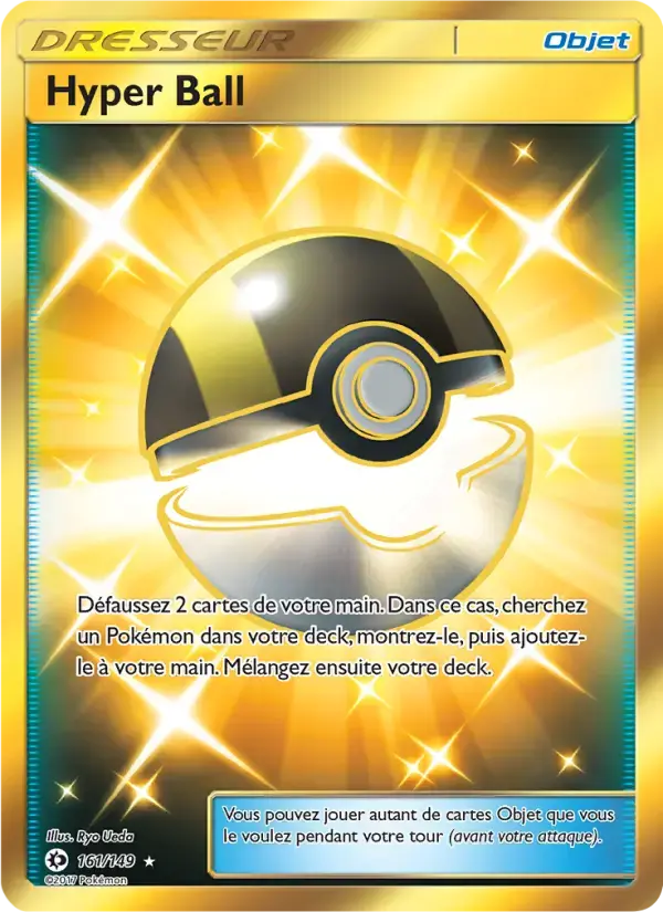 Carte Pokémon Hyper Ball #161 — Soleil et Lune