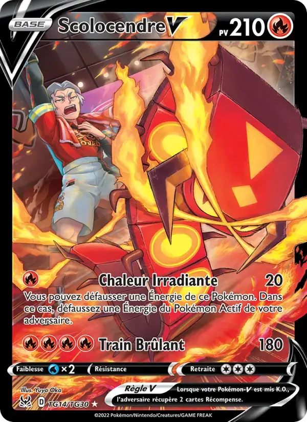 Carte Pokémon Scolocendre V #TG14 — Origine Perdue
