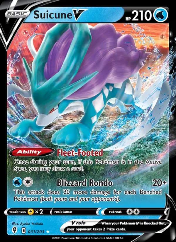 Suicune V #31 — Evolving Skies