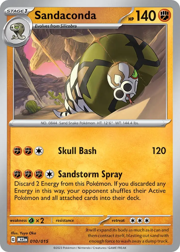 Carte Pokémon Dunaconda #10 — 2023 Promo McDonald's