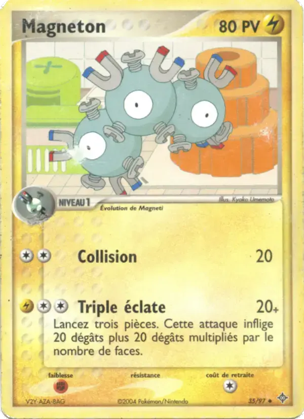 Carte Pokémon Magneton #35 — Dragon