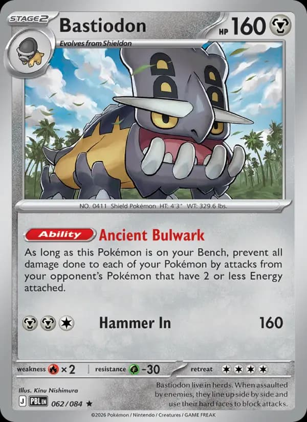 Bastiodon #062 — Pitch Black