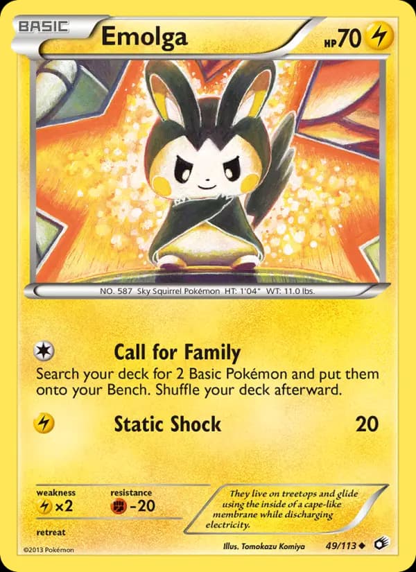 Emolga #49 — Legendary Treasures