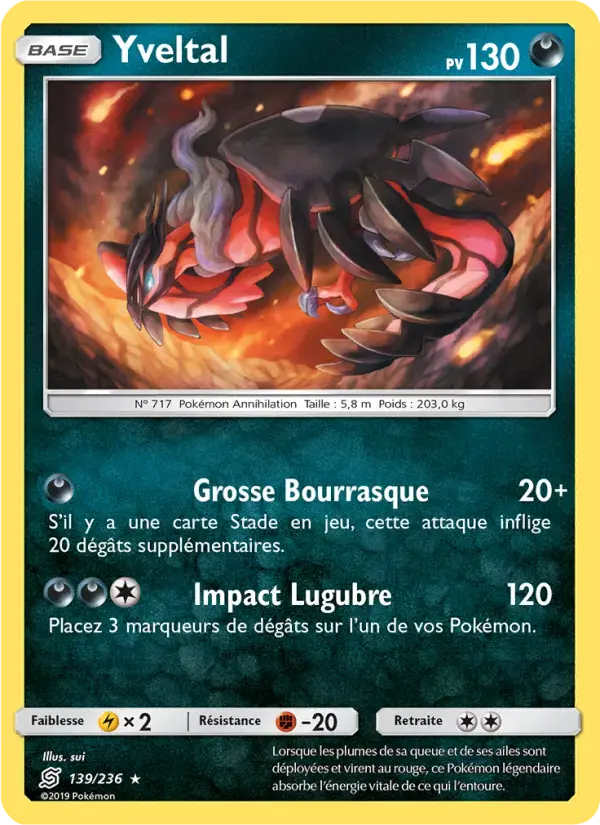 Carte Pokémon Yveltal #139 — Harmonie des Esprits