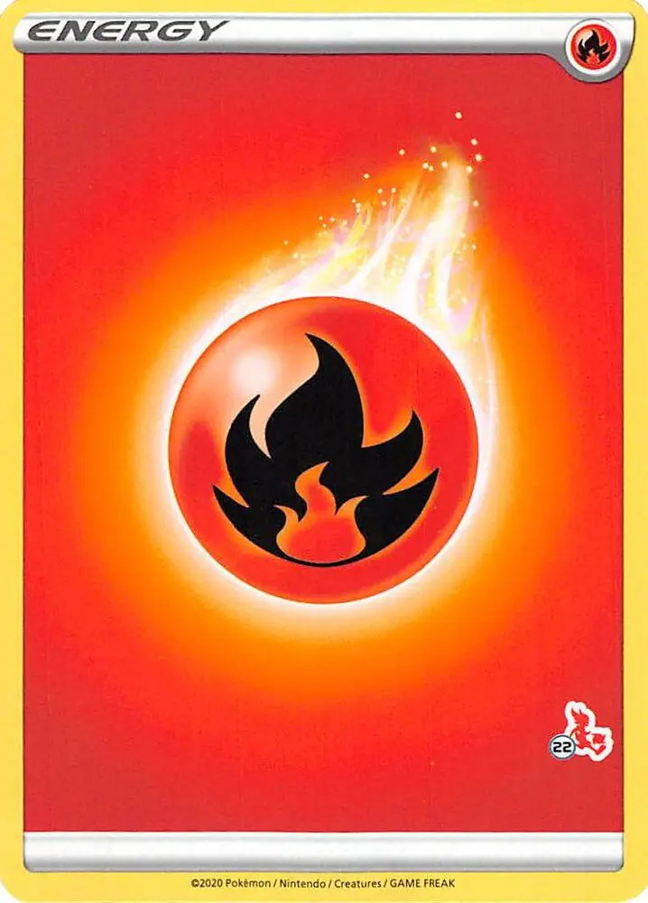Carte Pokémon Fire Energy #Cinderace 22 — Académie de Combat 2022