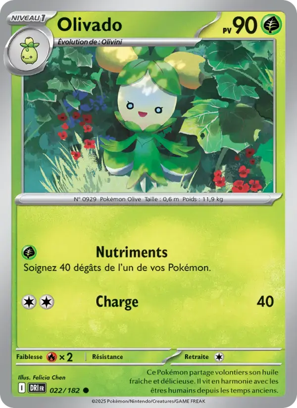 Carte Pokémon Olivado #022 — Rivalités Destinées