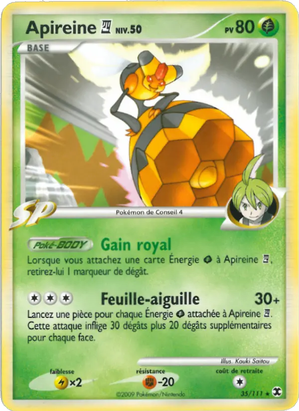Carte Pokémon Apireine  Niv. 50 #35 — Rivaux Émergeants