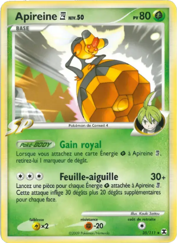 Carte Pokémon Apireine  Niv. 50 #35 — Rivaux Émergeants