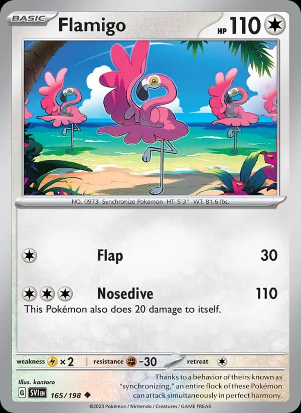 Flamigo #165 — Scarlet & Violet