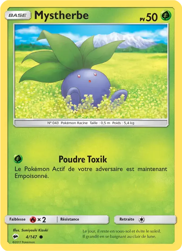 Carte Pokémon Mystherbe #4 — Ombres Ardentes