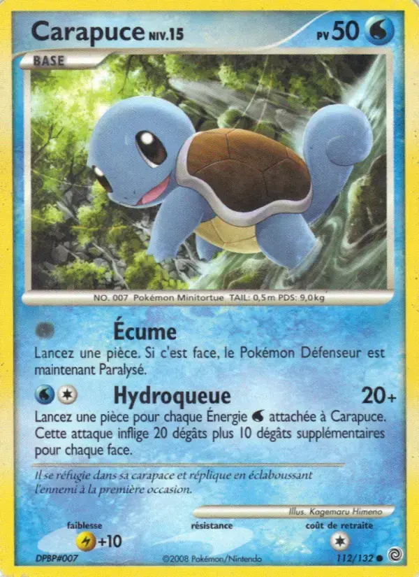 Carte Pokémon Carapuce #112 — Merveilles Secrètes