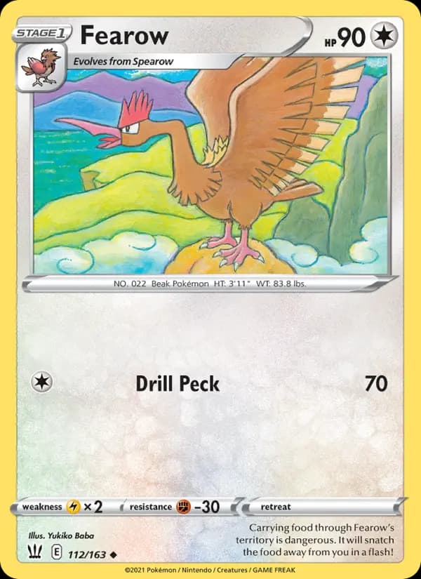 Fearow #112 — Battle Styles