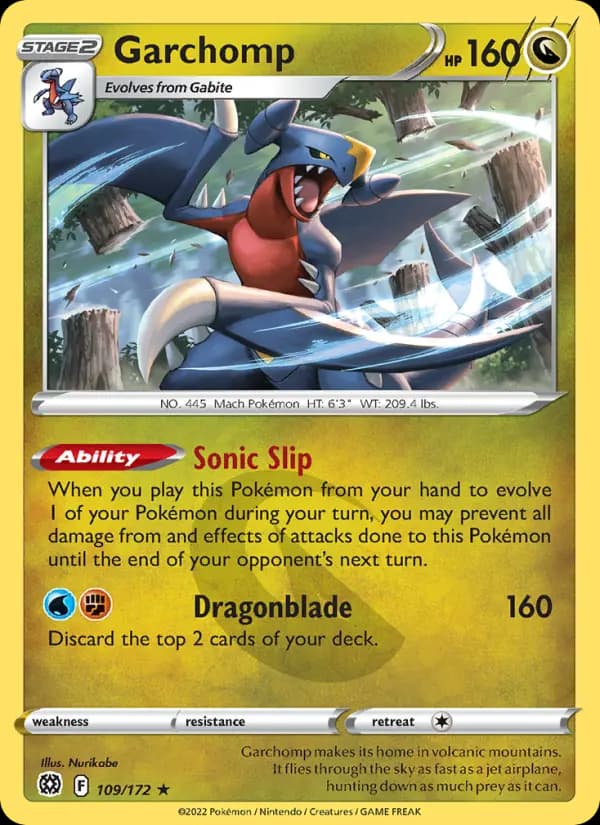 Garchomp #109 — Brilliant Stars