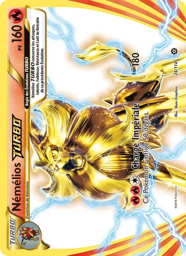 Carte Pokémon Némélios TURBO #24 — Offensive Vapeur