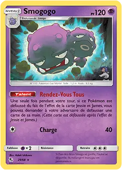 Carte Pokémon Smogogo #29 — Destinées Occultes