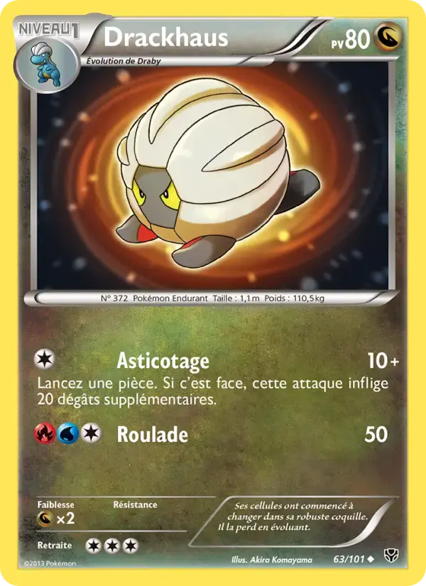 Carte Pokémon Drackhaus #63 — Explosion Plasma