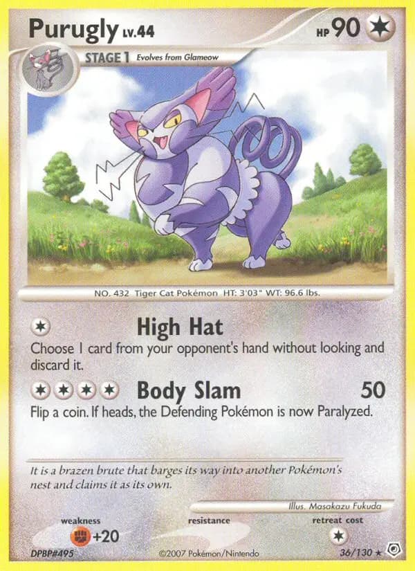 Purugly #36 — Diamond & Pearl