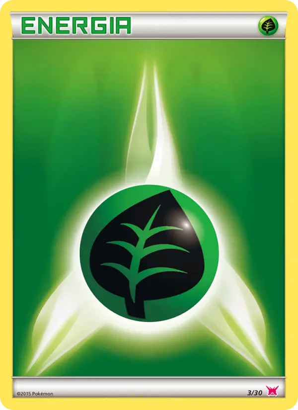 Carte Pokémon Énergie Plante #3 — Kit du Dresseur XY (Latias)