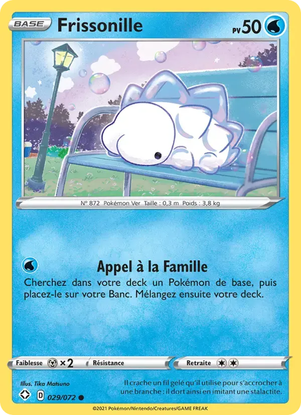 Carte Pokémon Frissonille #29 — Destinées Radieuses