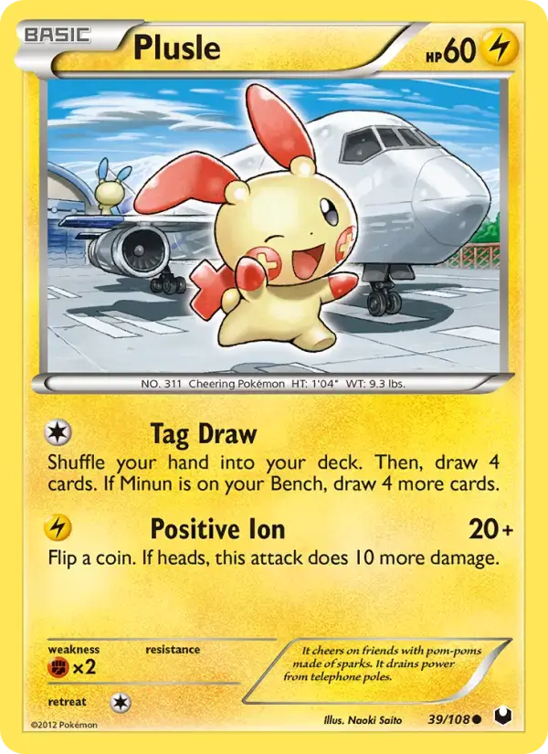 Plusle #39 — Dark Explorers
