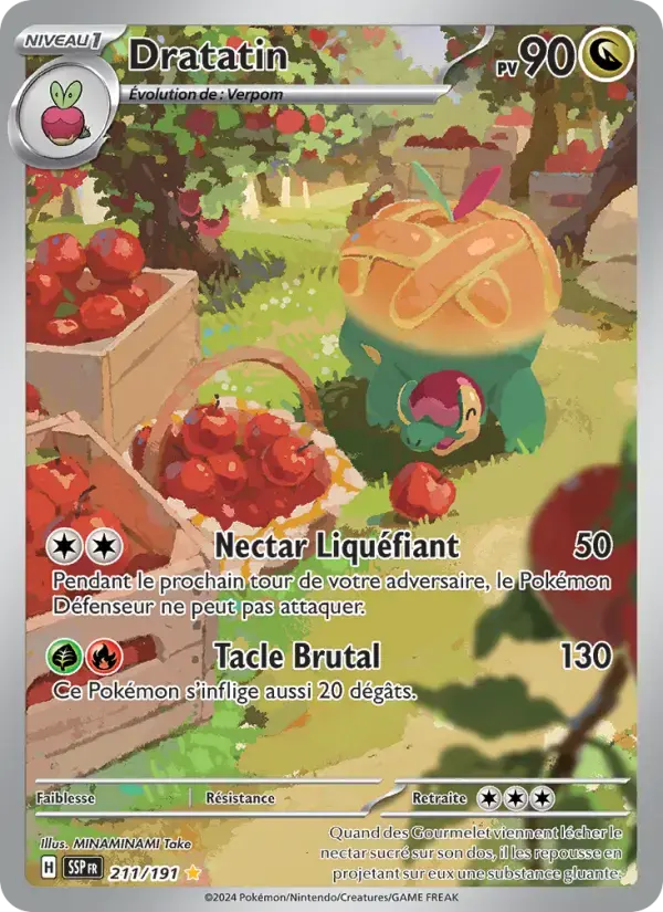 Carte Pokémon Dratatin #211 — Étincelles Déferlantes