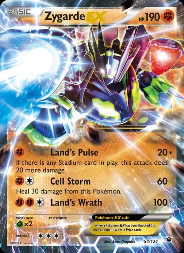 Zygarde EX #54 — Fates Collide