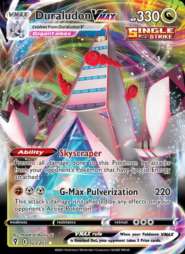Duraludon VMAX #123 — Evolving Skies