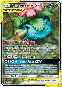 Venusaur & Snivy GX #SM229 — Sun & Moon Promos