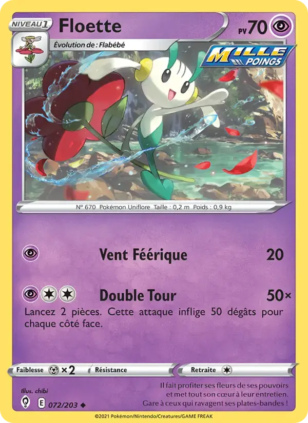 Carte Pokémon Floette #72 — Évolution Céleste