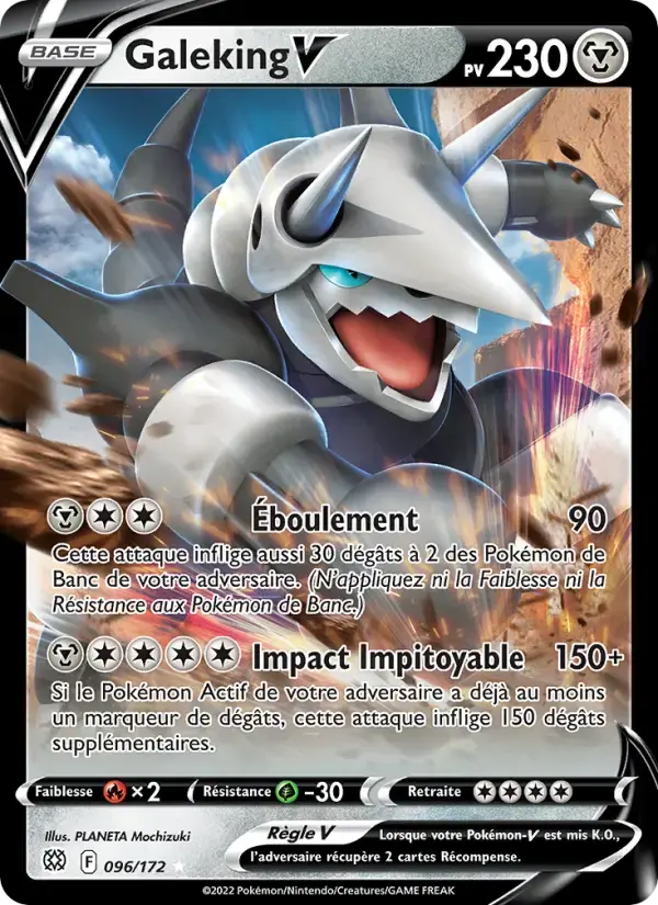 Carte Pokémon Galeking V #096 — Stars Étincelantes
