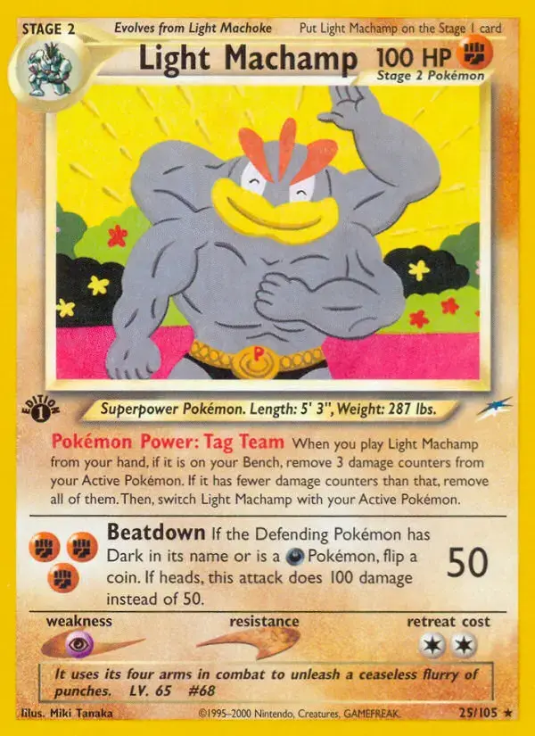Light Machamp #25 — Neo Destiny