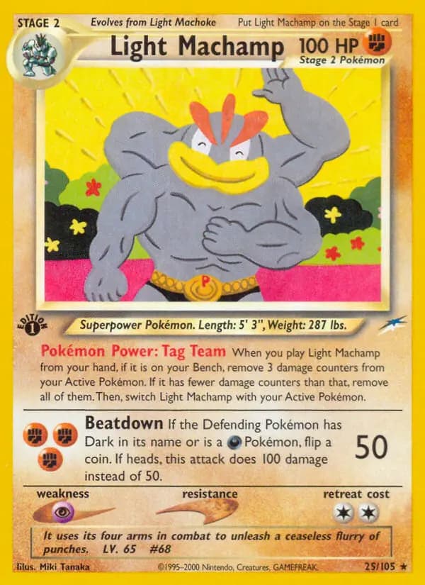 Light Machamp #25 — Neo Destiny