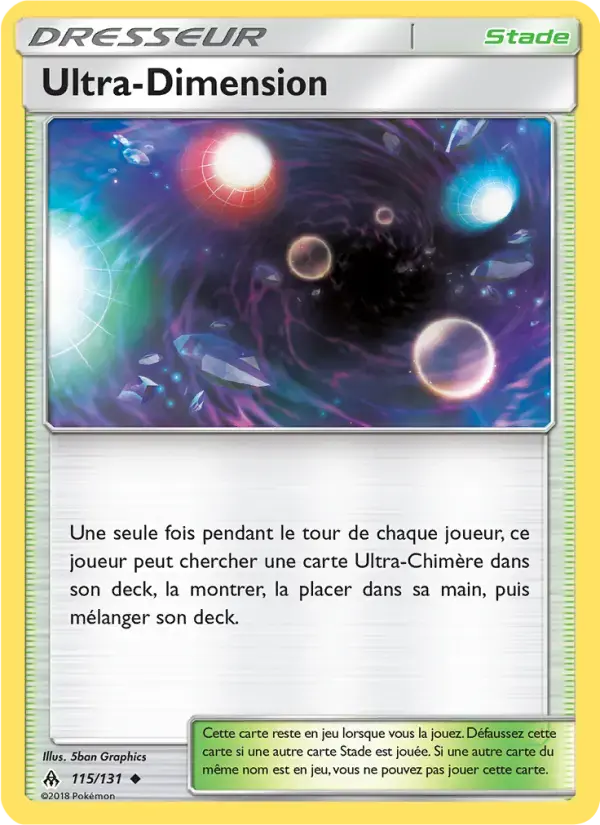 Carte Pokémon Ultra-Dimension #115 — Lumière Interdite