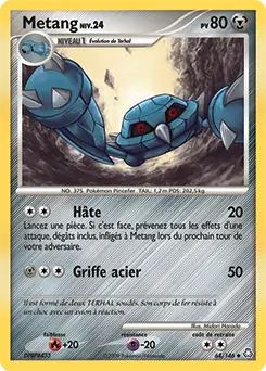 Carte Pokémon Metang #64 — Éveil des Légendes