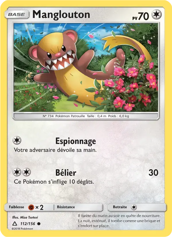 Carte Pokémon Manglouton #112 — Ultra-Prisme