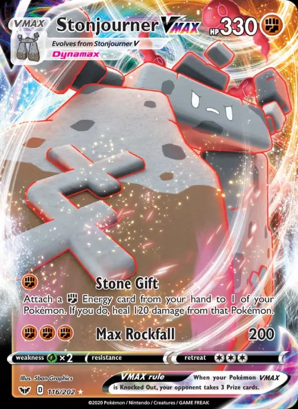Stonjourner VMAX #116 — Sword & Shield