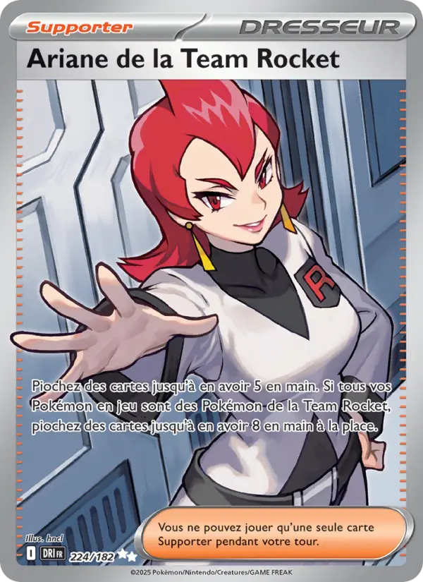 Carte Pokémon Ariane de la Team Rocket #224 — Rivalités Destinées