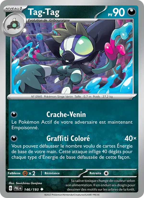 Carte Pokémon Tag-Tag #146 — Évolutions à Paldea
