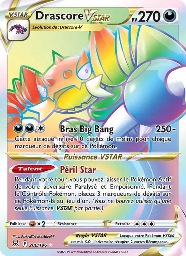 Carte Pokémon Drascore VSTAR #200 — Origine Perdue