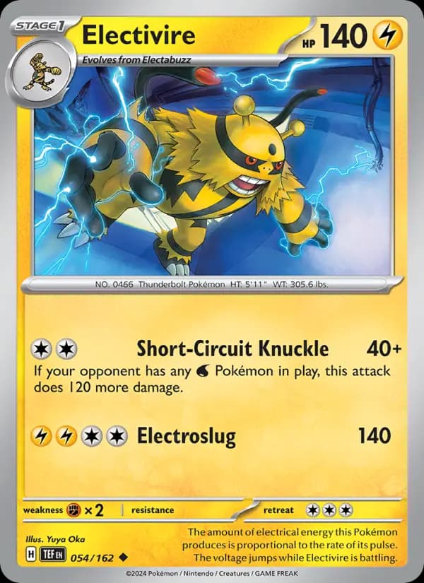 Electivire #054 — Temporal Forces