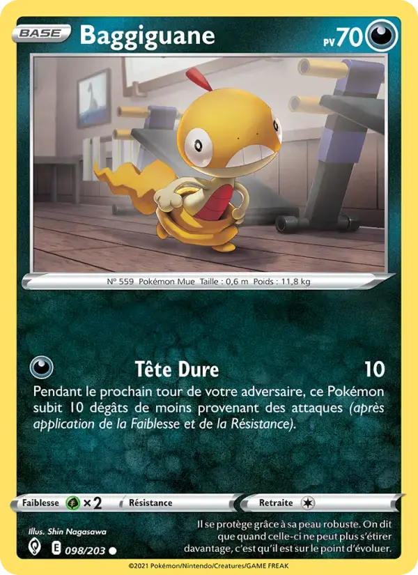 Carte Pokémon Baggiguane #98 — Évolution Céleste