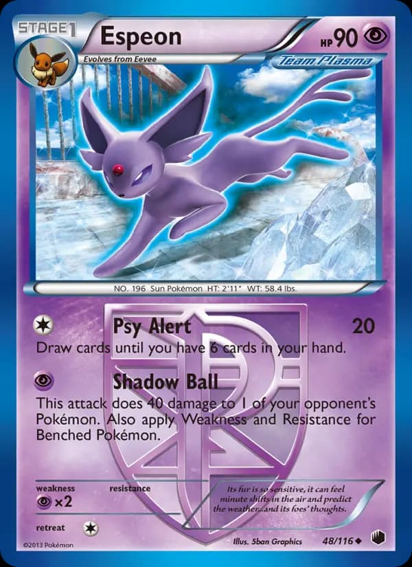 Espeon #48 — Plasma Freeze