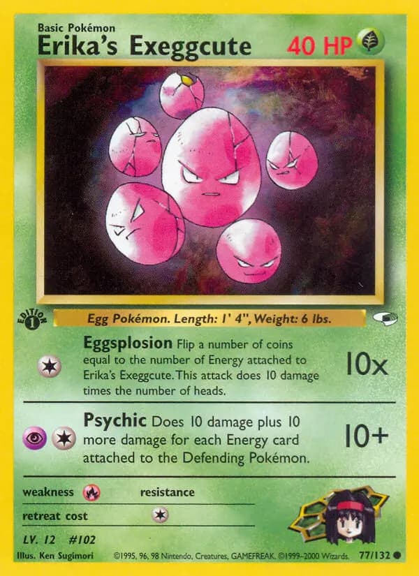 Erika's Exeggcute #77 — Gym Heroes